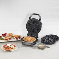 Wafflera 2 en 1 con Placas Extra&iacute;bles. Marca Cuisinart